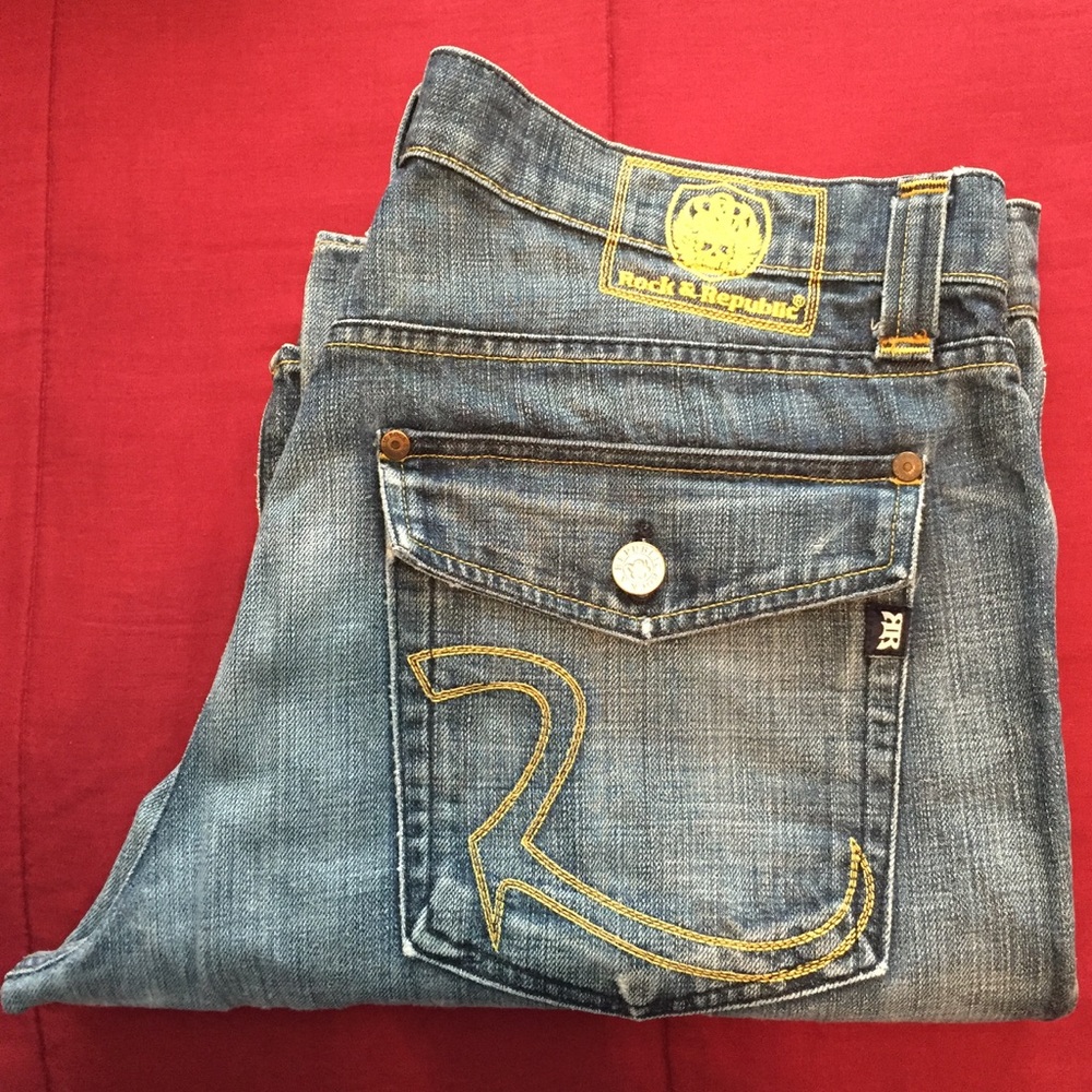 Preowned Rock & Republic "Taylor" men's denim 38.